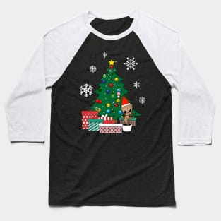 Baby Groot Christmas Tree Guardians Of The Galaxy Baseball T-Shirt